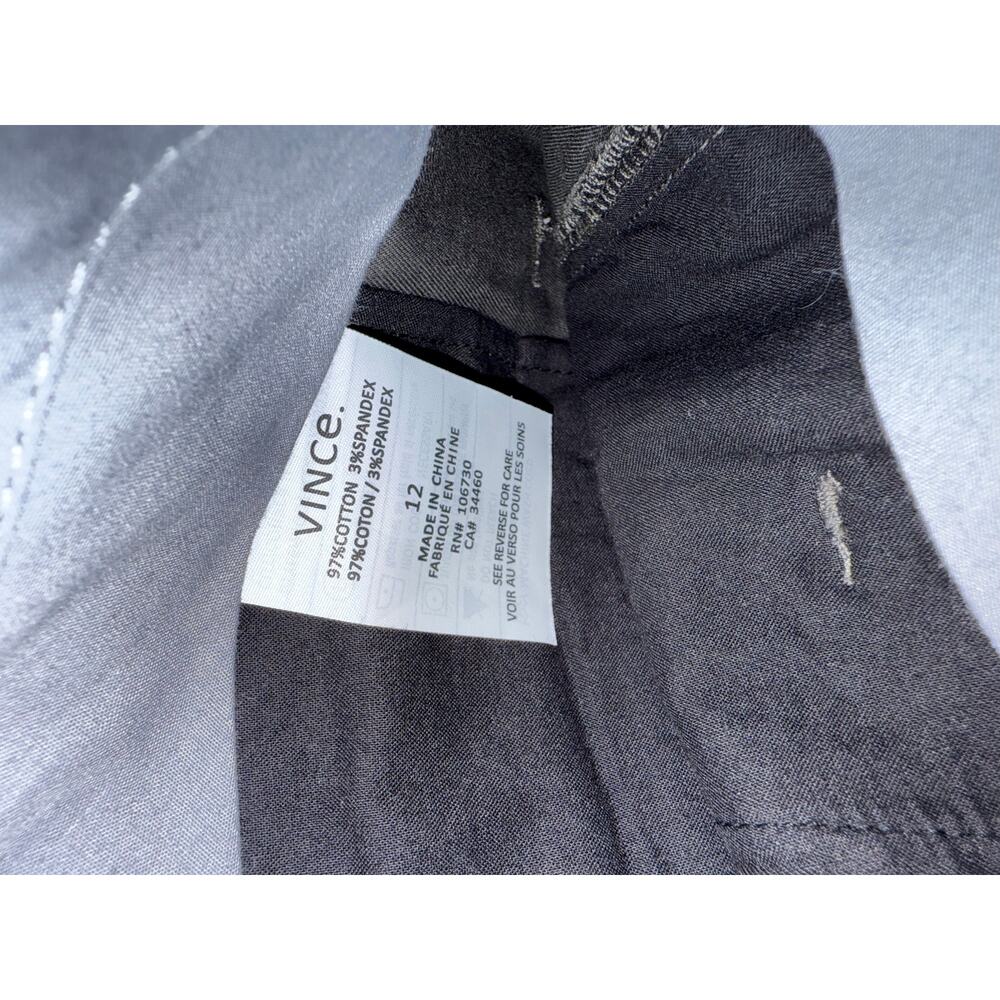 VINCE women's gray Bermuda Shorts - size 12 - OD9 - Picture 3 of 12